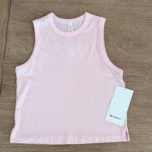 lululemon athletica Light Pink Classic-Fit Cotton-Blend Tank